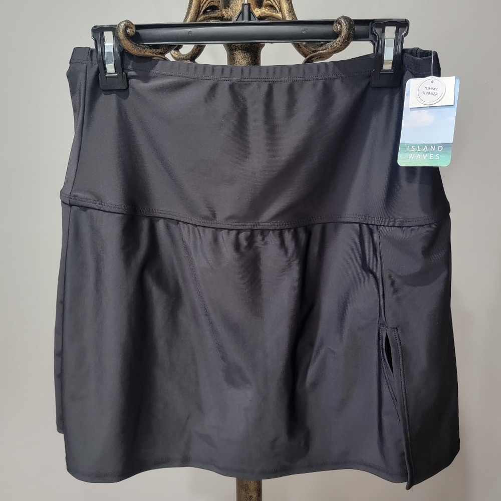 Black Swim Skort